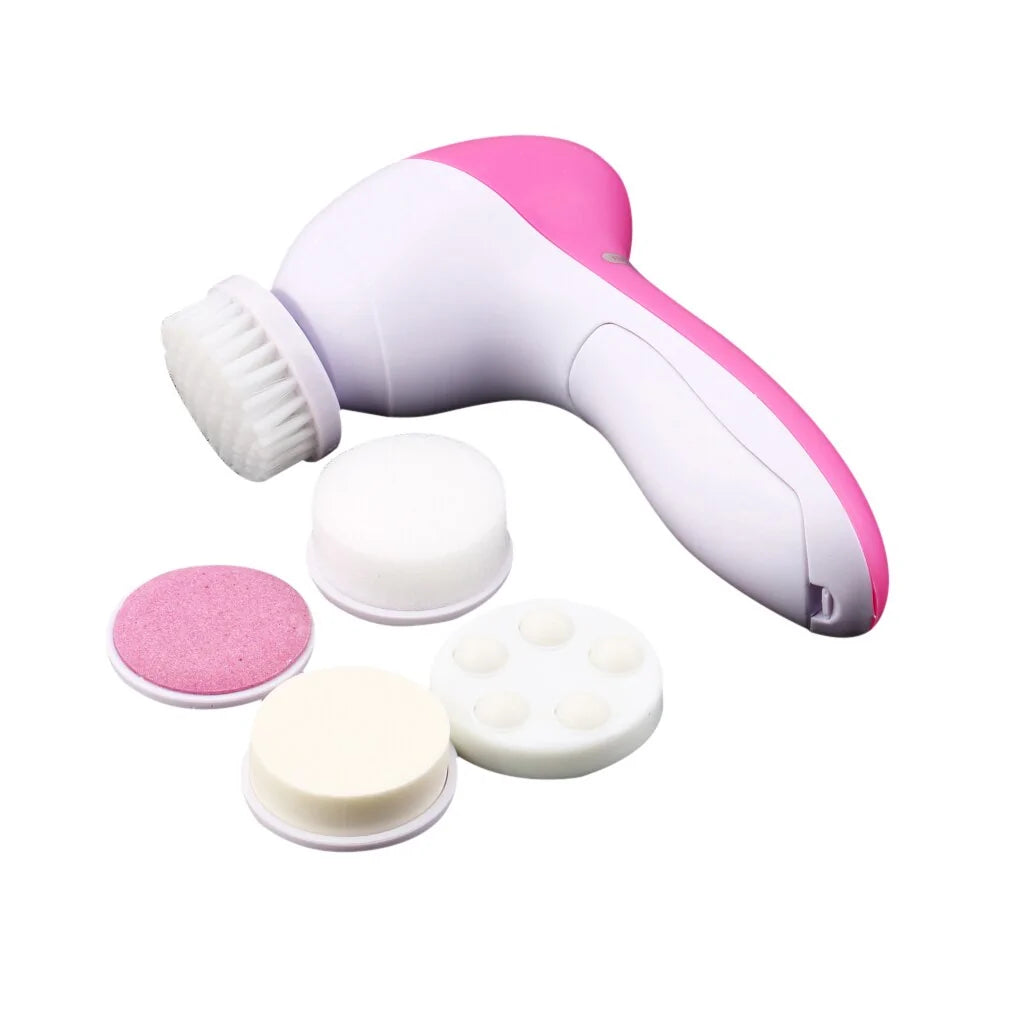 5 in 1 Electric Facial Cleansing Brush Set